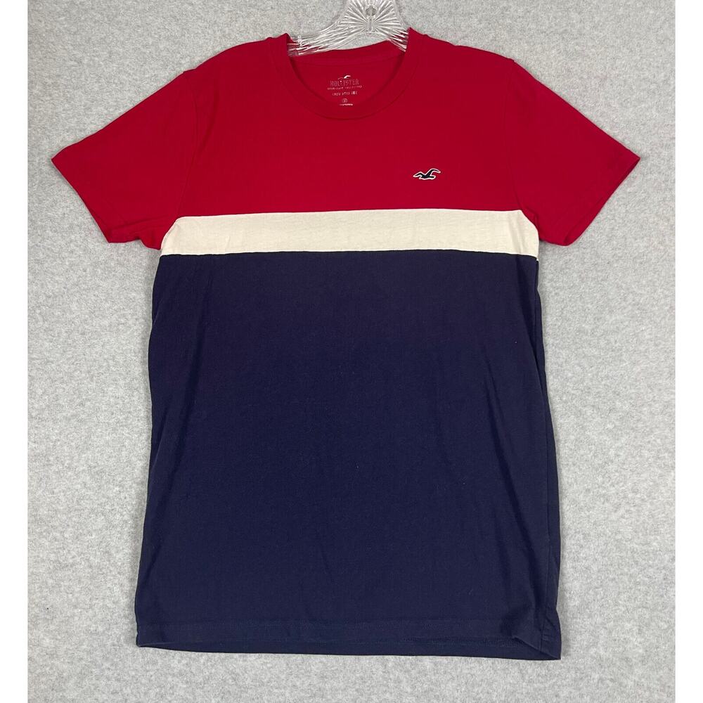 Hollister Must Have Collection T Shirt Size S Red, White, and Blue
